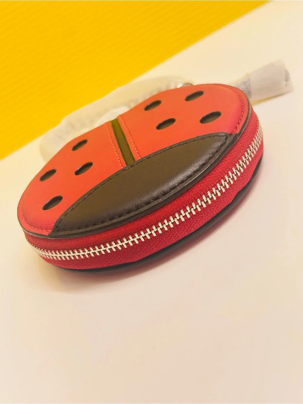 RARE COACH Ladybug Wallet/ Change Wallet/ Keychain/ Bag Charm
